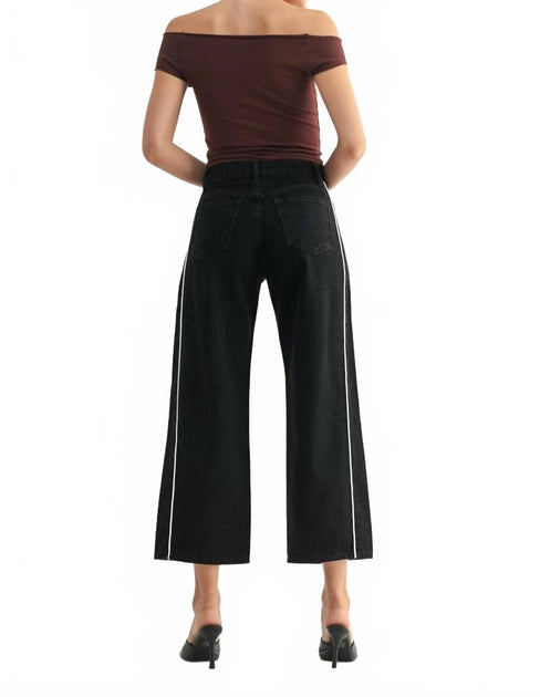 JUST BLACK DENIM Twist Barrel Jean Black 28 4