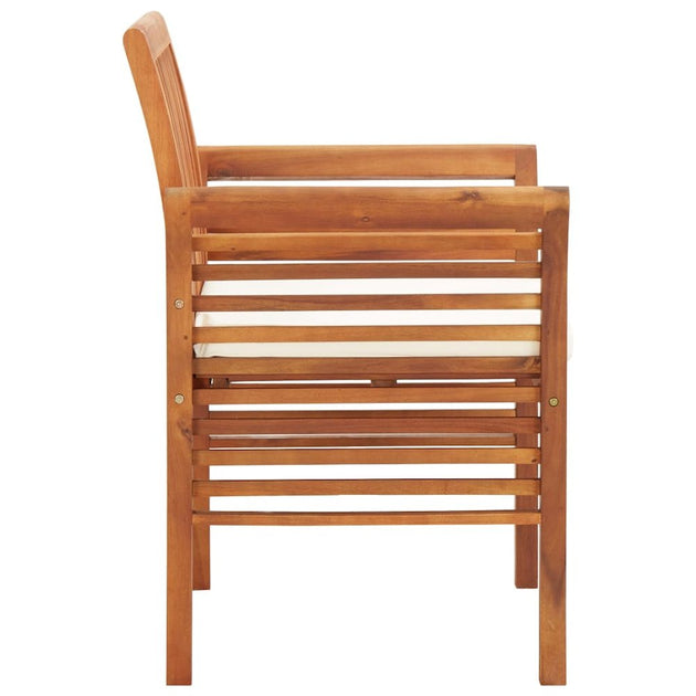 vidaXL 5964 Garden Dining Chair Brown 4