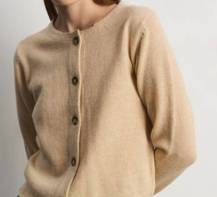 MOD REF Molly Sweater Cardigan Beige Large 4