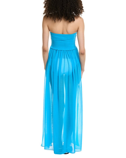 Ramy Brook Calista Maxi Dress Blue XLarge 3