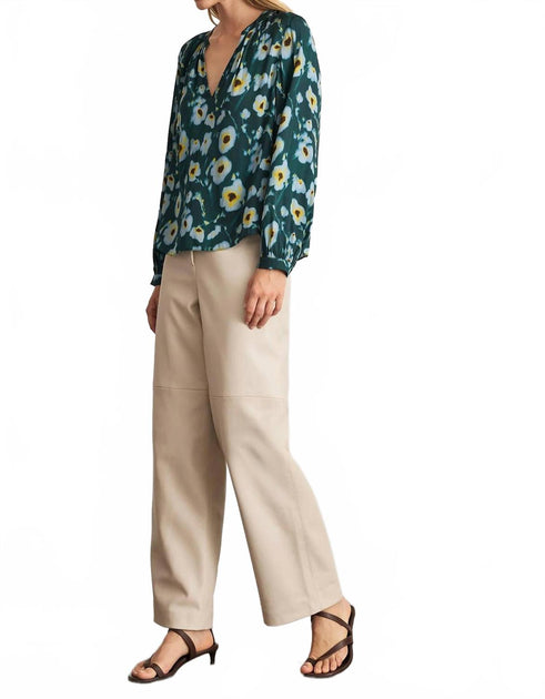 Tanya Taylor Sonia Stretch Silk Top Multi Medium 4