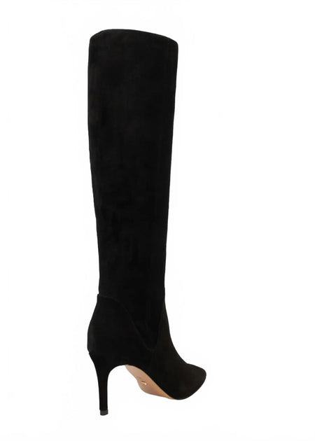 Pelle Moda Lidya Heeled Tall Boots Black US 7.5 4