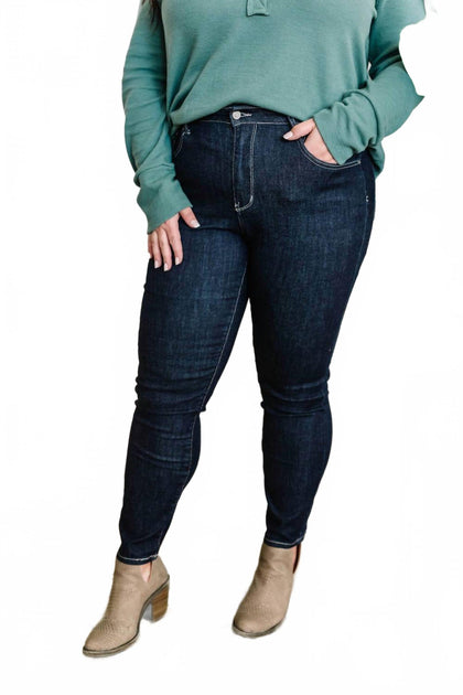 Judy Blue High Waisted Straight Leg Mom Jeans Blue 28 3
