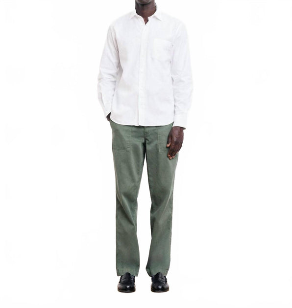 Hartford Paul Pat Button Down Shirt White Small 2