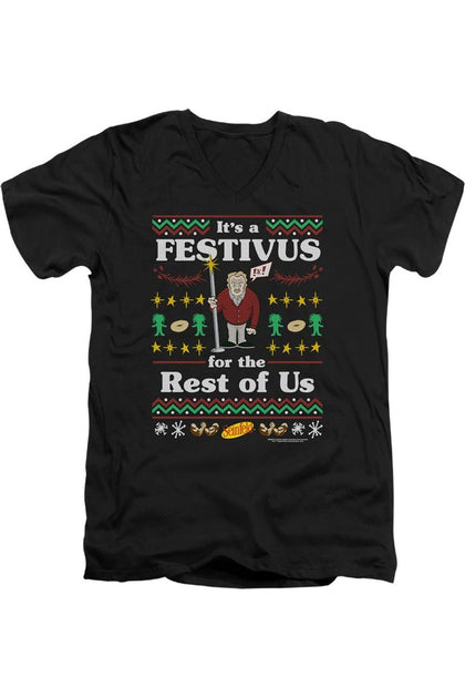 Gildan Seinfeld Festivus T-Shirt Black Small 2