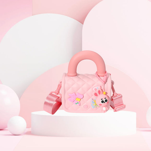 FASHNZFAB Kinder Tiny Mini Charm Crossbody Handbag rosa Einheitsgröße weiblich 4