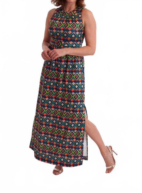 CK Bradley Nina Maxi Dress Multi Medium 2