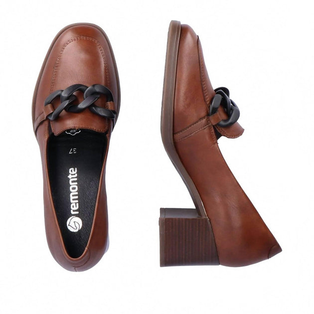 Remonte Heel Loafer Brown 40 4