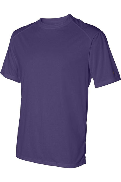 Badger B-Core Sport Shoulders T-Shirt Purple XXLarge 4