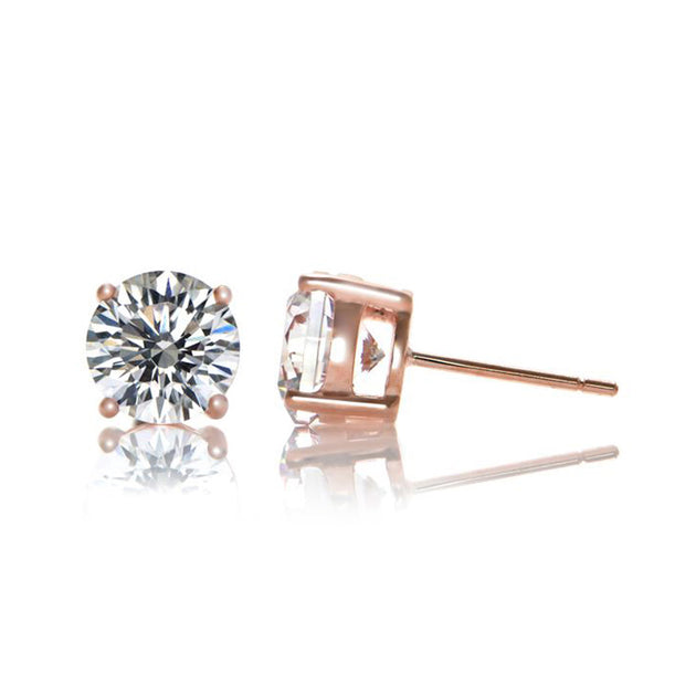 Rachel Glauber Stud Earrings Silver 4