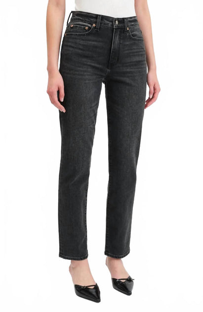 DAZE Smarty Slim Straight Jeans Black 30 4