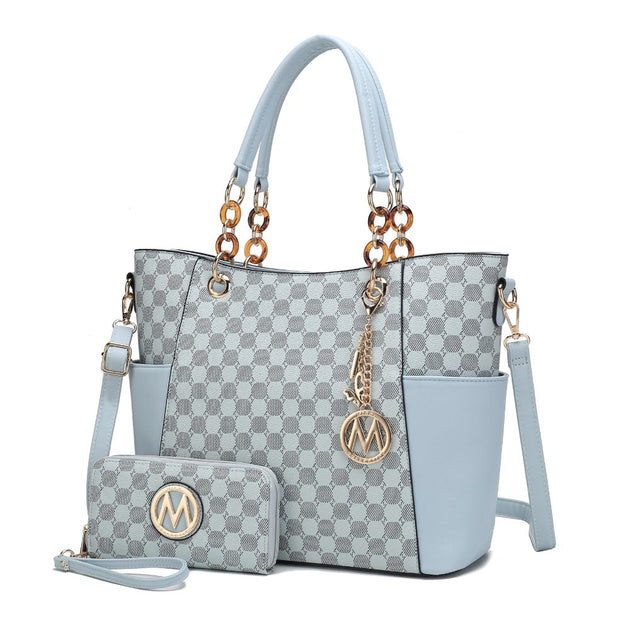 MKF Merlina Tote Handbag White Large 2
