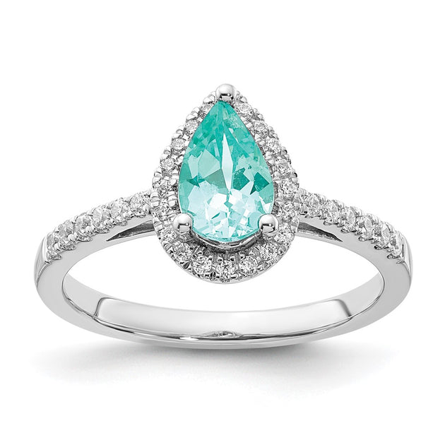 Diamond2Deal Laborgrown Diamant Ehering Weißgold US 7 4