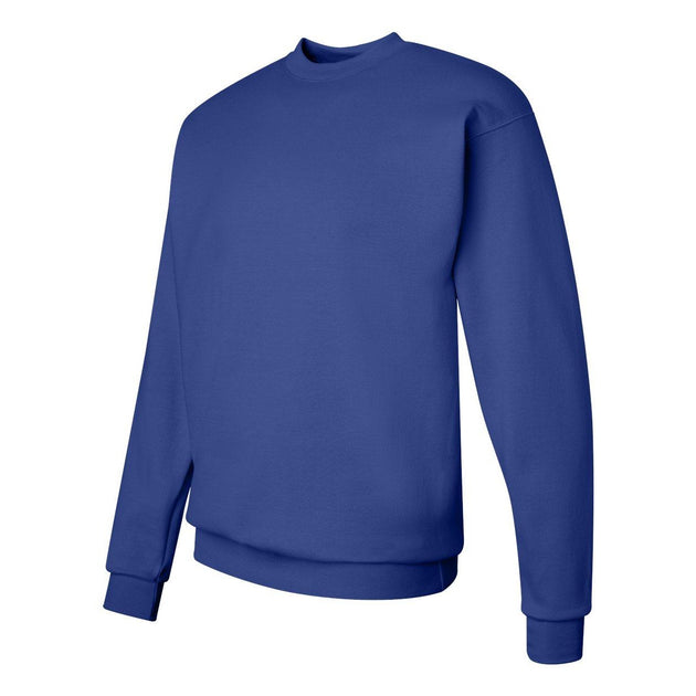 Hanes Ecosmart Crewneck Sweatshirt Blue Large 4