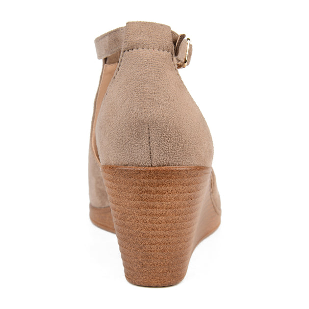 Journee Collection Kedzie Wedge Red US 7 4