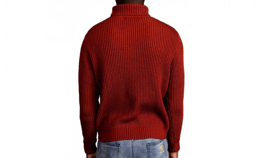 The Athletic Side Of Us Turtleneck Sweater Red Large 3