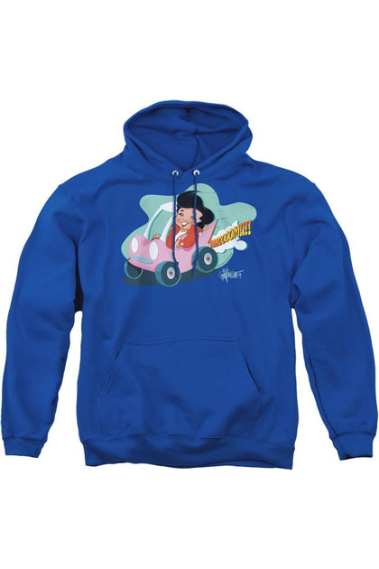 Gildan Elvis Presley Speedway Sweat à Capuche Bleu XXL 2
