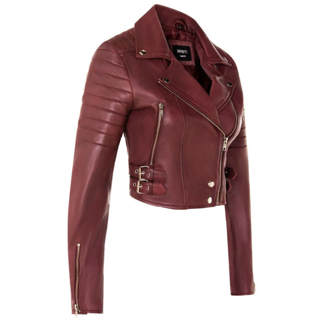 TruClothing Brando Biker Jacket Red US 8 3