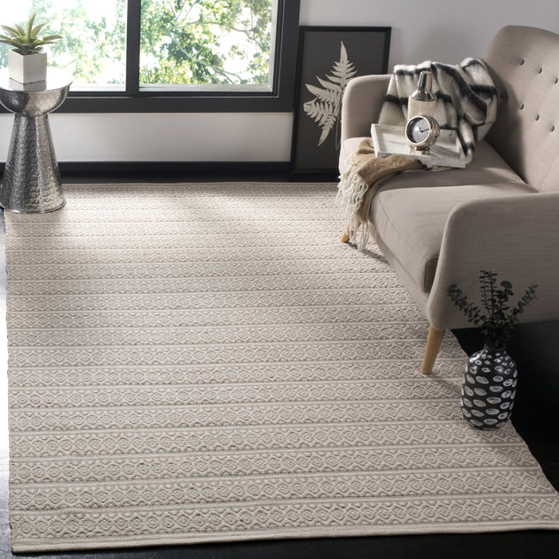 Safavieh Montauk MTK341 Area Rug Ivory/Grey 2