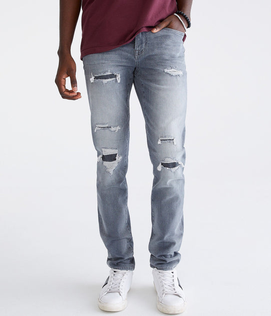 Aeropostale Skinny Jean Grey 30 x 34 2