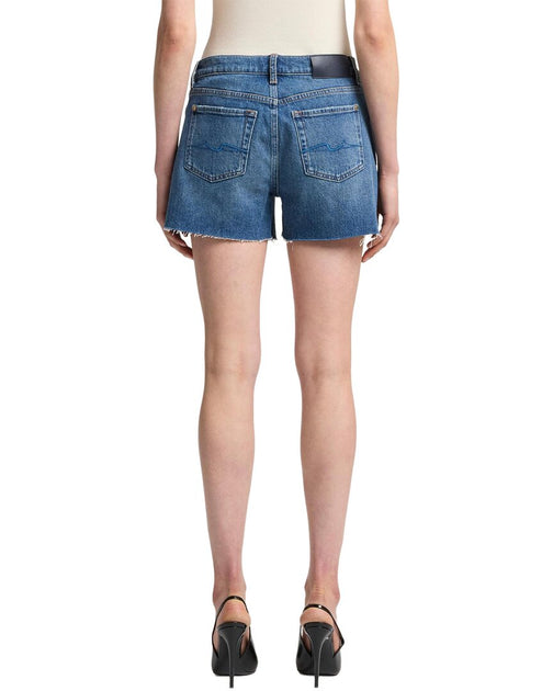 7 For All Mankind Mid Short Blue 30 3