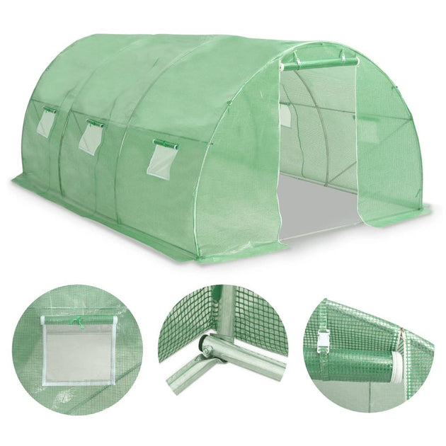 VidaXL Greenhouse 145.3 ft² Green 3
