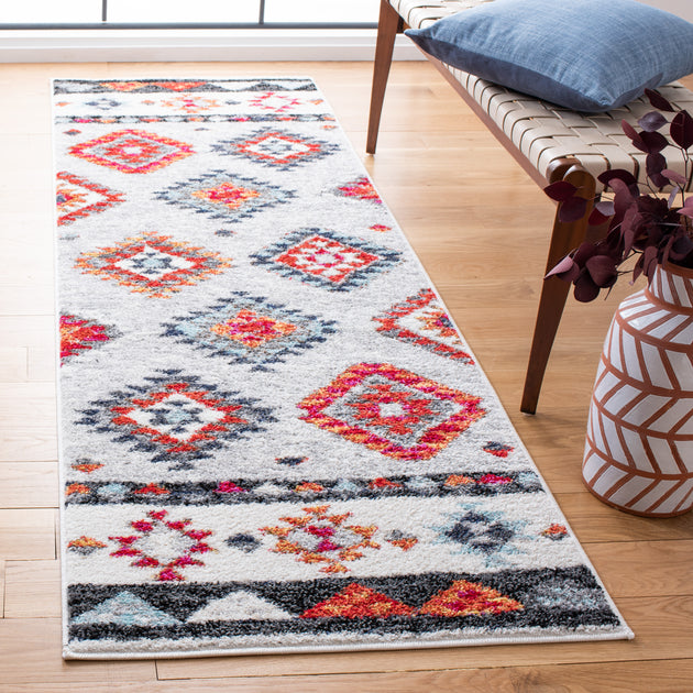 Safavieh Adirondack ADR245 Area Rug Grey Red 3