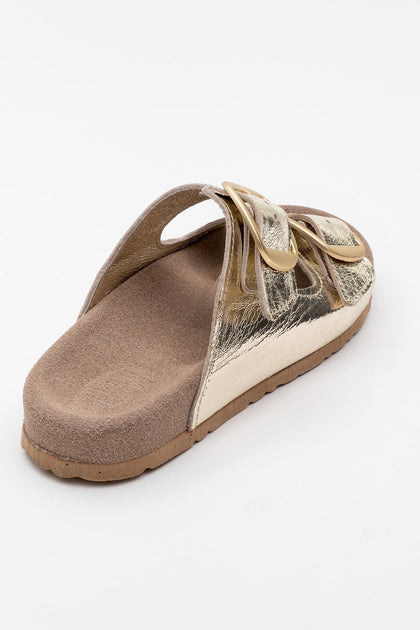 Forever & Always Ovesta Slide Sandal Multi 9.5 3