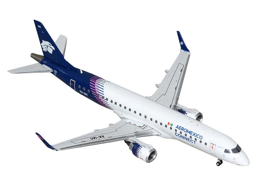 GeminiJets Embraer ERJ-190 White Dark Blue Tail 1/400 3