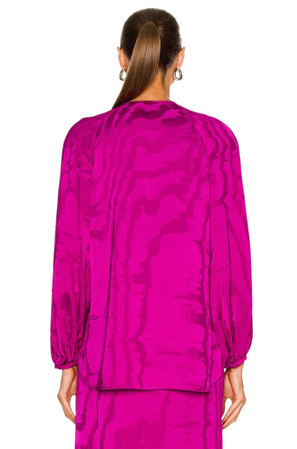 Silvia Tcherassi Vigolene Blouse Pink Medium 4
