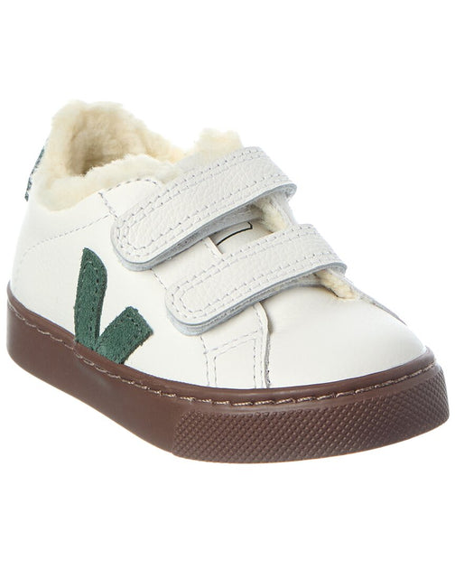 VEJA Small Esplar Winter Leather Sneaker White EU 29 2