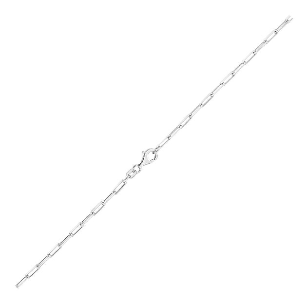 FASHNZFAB Paperclip Chain Sterling Silver Silver 30 inch 4