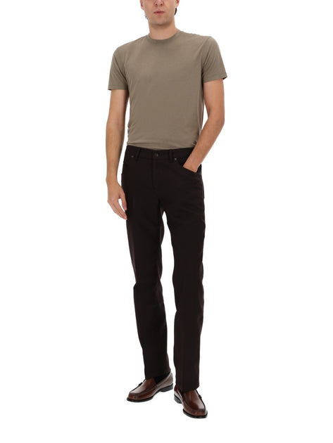 Tom Ford Straight-Leg Casual Pants Brown 33 3