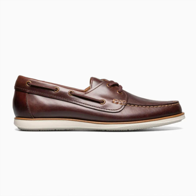 Florsheim Atlantic Moc Toe Boat Shoe Brown 8 3