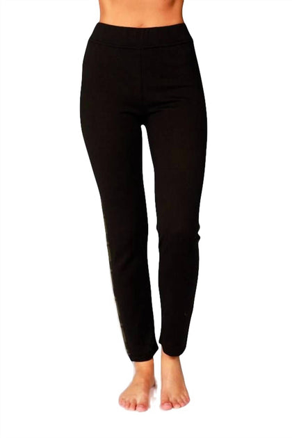 Angel Track Pant Plaid Trim Black Medium 2