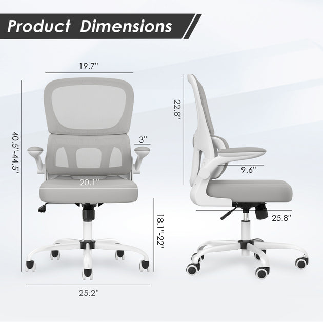GOODSILO Ergonomic Mesh Office Chair Black 4