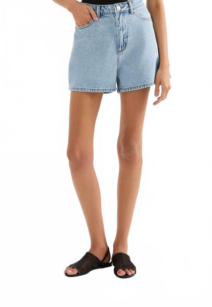 Nude Lucy Organic Denim Mom Short Blue 30 3