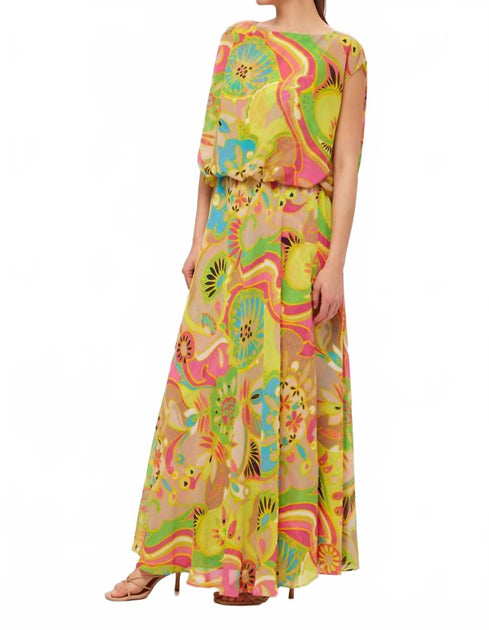 Trina Turk Vantage Maxi Dress Multi Medium 2