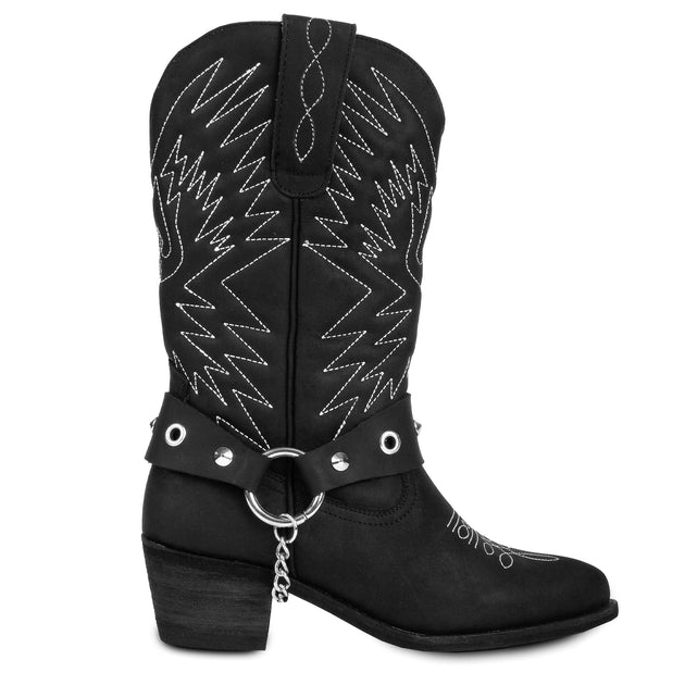 URBNKICKS Cowboy Black US 6.5 3
