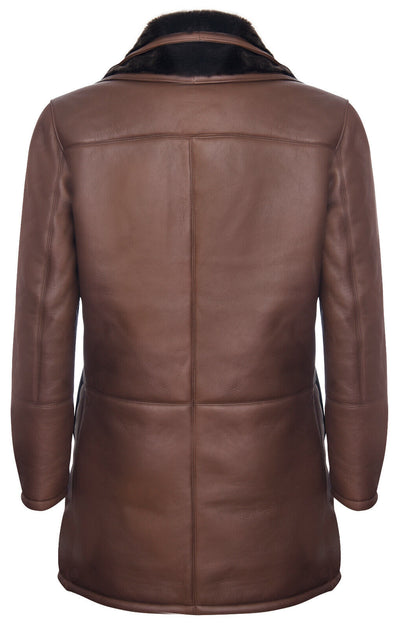 Infinity Florence Sheepskin Coat Black XS 4