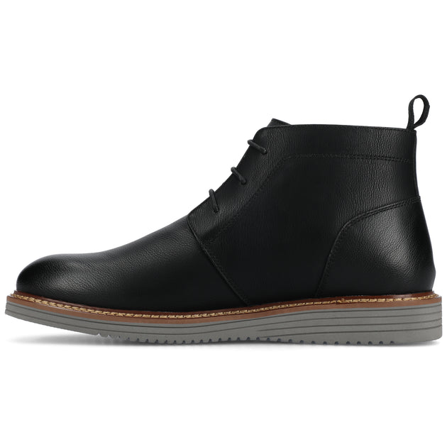 Vance Co. Stratton Plain Toe Chukka Boot Black US 10.5 3