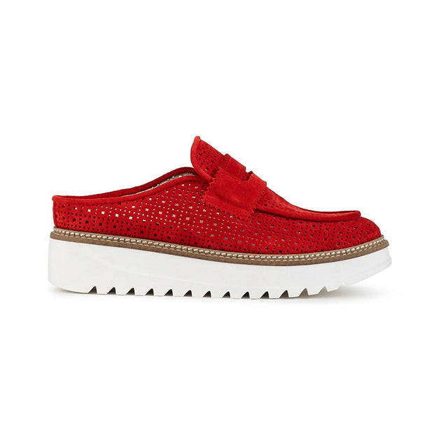 Rex Shoes Alexa Mules Red US 8 2
