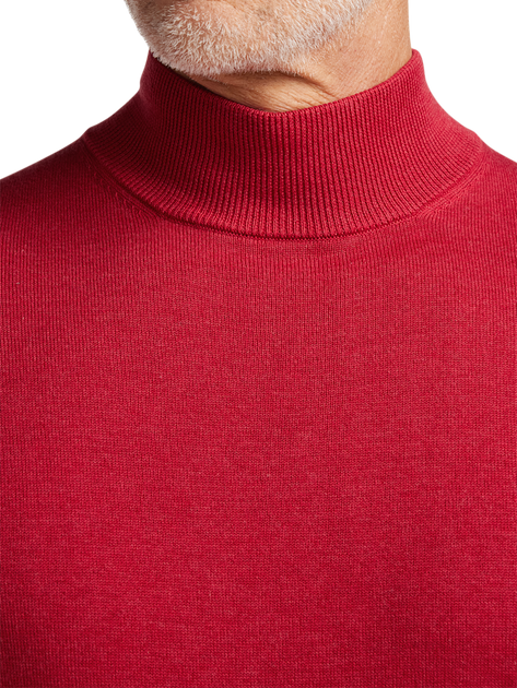 Paul Fredrick Supima Cotton Mock Neck Pullover Grün XLarge 4