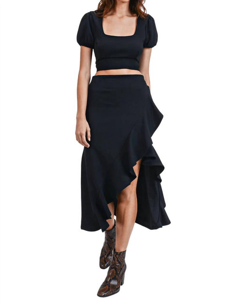 Painted Threads Stephanie Skirt Set Black Small 2