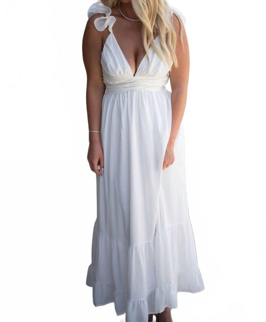 Robe Longue Luna à Volants 2