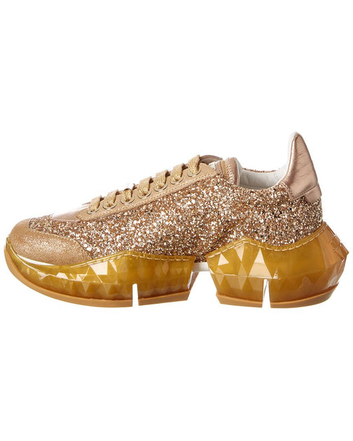 Jimmy Choo Diamond/F Sneaker Gold EU 34 3