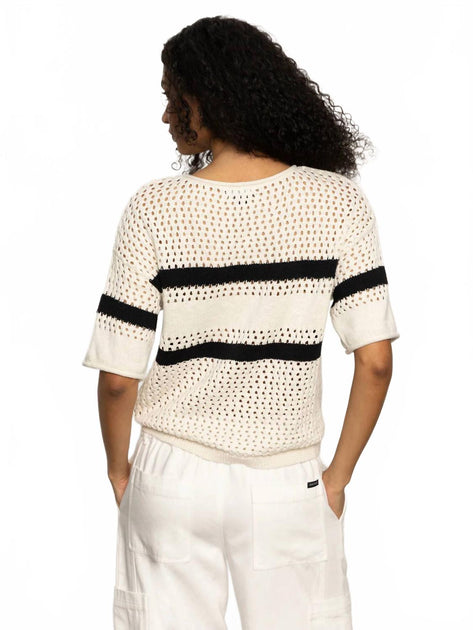 Sanctuary Openwork Tee Multi Large 4