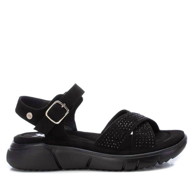 Xti 44703 Flat Sandal Black US 6 2