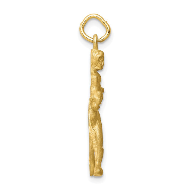 Diamond2Deal Runner Charm Yellow Gold 3