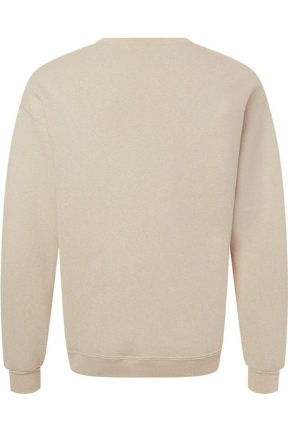 JERZEES Rugged Crewneck Sweatshirt Beige Large 3